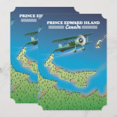 Prince Edward Island, Canada kaart. Kaart (Voorkant / Achterkant)