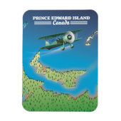 Prince Edward Island, Canada kaart. Magneet (Verticaal)