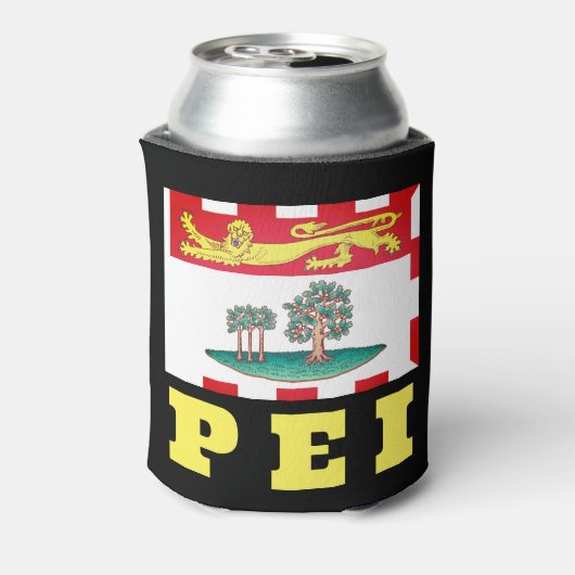 Prince Edward Island Flag Blikjeskoeler (Blikje Achterkant)