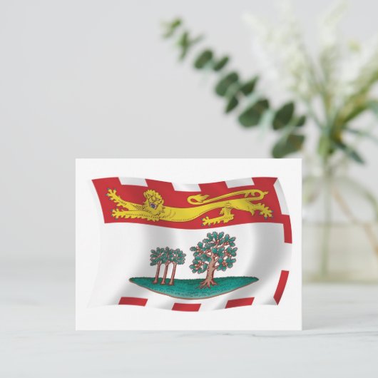 Prince Edward Island Flag Briefkaart (Staand voorkant)