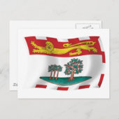 Prince Edward Island Flag Briefkaart (Voorkant / Achterkant)