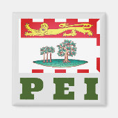 Prince Edward Island Flag Magneet (Voorkant)