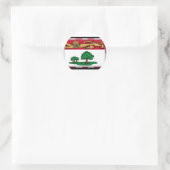 Prince Edward Island Flag Ronde Sticker (Tas)