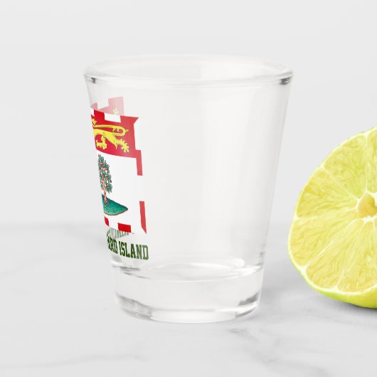 Prince Edward Island Flag Shot Glas (Rechts)