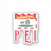 Prince Edward Island Flag Sticker (Voorkant)