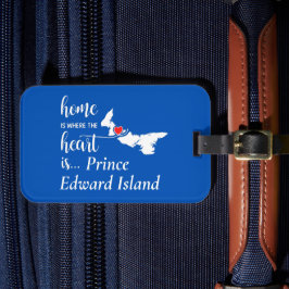 Prince Edward Island Home is waar Heart Bagagelabel