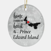 Prince Edward Island Home is waar Heart Keramisch Ornament (Links)