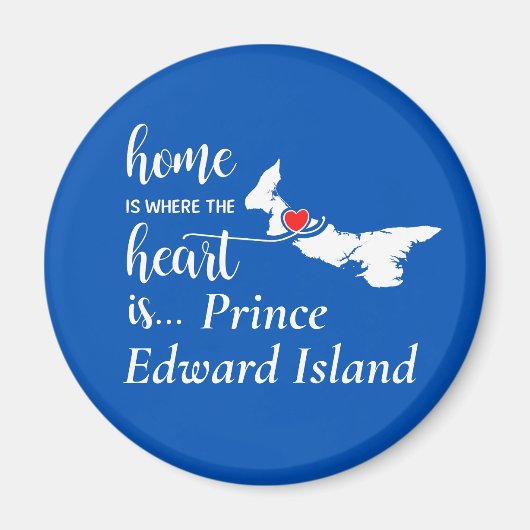 Prince Edward Island Home is waar Heart Magneet (Voorkant)