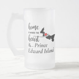 Prince Edward Island Home is waar Heart Matglas Bierpul