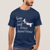 Prince Edward Island Home is waar Heart T-shirt (Voorkant)