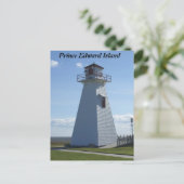 Prince Edward Island-Lighthouse Briefkaart (Staand voorkant)