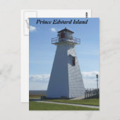 Prince Edward Island-Lighthouse Briefkaart (Voorkant / Achterkant)