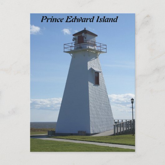 Prince Edward Island-Lighthouse Briefkaart (Voorkant)