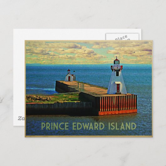 Prince Edward Island Lighthouse Briefkaart (Voorkant / Achterkant)