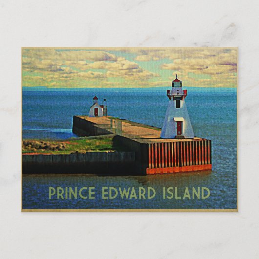 Prince Edward Island Lighthouse Briefkaart (Voorkant)