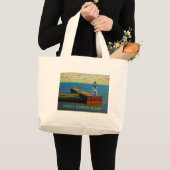 Prince Edward Island Lighthouse Grote Tote Bag (Voorkant (product))