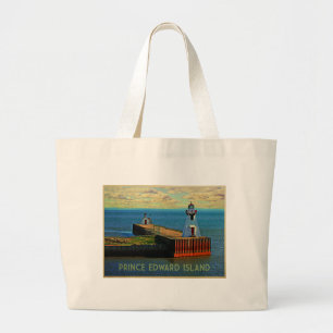 Prince Edward Island Lighthouse Grote Tote Bag