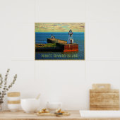 Prince Edward Island Lighthouse Poster (Keuken)