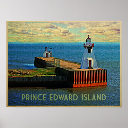 Prince Edward Island Lighthouse Poster (Voorkant)