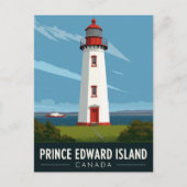 Prince Edward Island Lighthouse Travel Briefkaart (Voorkant)