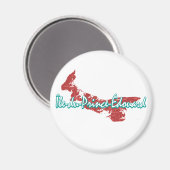 Prince Edward Island Magneet (Voorkant / Achterkant)