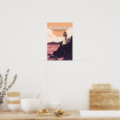 Prince Edward Island Nationaal Park Canada Retro Poster (Keuken)