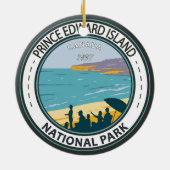 Prince Edward Island National Park Beach Badge Keramisch Ornament (Achterkant)