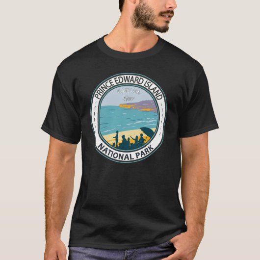 Prince Edward Island National Park Beach Badge T-shirt (Voorkant)