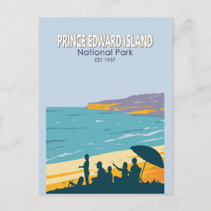 Prince Edward Island National Park Beach Vintage Briefkaart