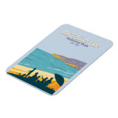 Prince Edward Island National Park Beach Vintage Magneet (Linkerzijde)