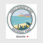 Prince Edward Island National Park Beach Vintage Sticker (Vel)