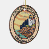 Prince Edward Island National Park Canada Badge Keramisch Ornament (Rechts)