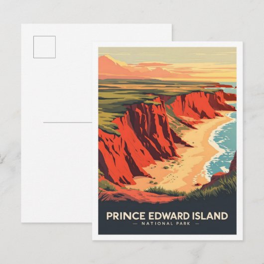Prince Edward Island National Park Canada Travel Briefkaart (Voorkant / Achterkant)