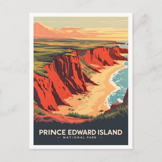 Prince Edward Island National Park Canada Travel Briefkaart (Voorkant)