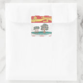 Prince Edward Island Vierkante Sticker (Tas)
