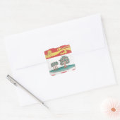 Prince Edward Island Vierkante Sticker (Envelop)