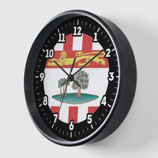 Prince Edward Island Vlag Grafische wijzerplaat (Hoek)