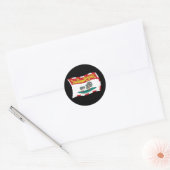Prince Edward Island Vlagsticker Ronde Sticker (Envelop)