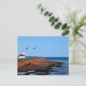 Prince Edward Island-vuurtoren Briefkaart (Staand voorkant)