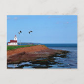 Prince Edward Island-vuurtoren Briefkaart (Voorkant)