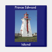 Prince Edward Island-vuurtoren Magneet (Voorkant)
