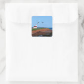 Prince Edward Island-vuurtoren Vierkante Sticker (Tas)