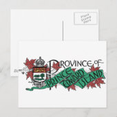 Prince Edward Island -  wapenschild Briefkaart (Voorkant / Achterkant)