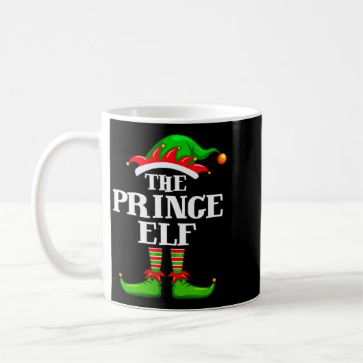 Prince Elf Matching Family Group Christmas Party P Koffiemok (Links)
