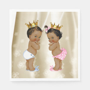Prince en Princess Baby Shower Servetten