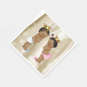 Prince en Princess Baby Shower Servetten (Hoek)