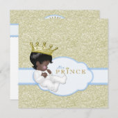 Prince Etnisch Baby shower Kaart (Voorkant / Achterkant)