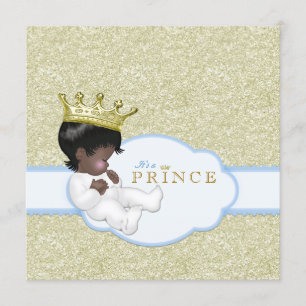 Prince Etnisch Baby shower Kaart