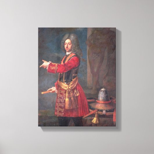 Prince Eugene of Savoy Canvas Afdruk (Voorkant)