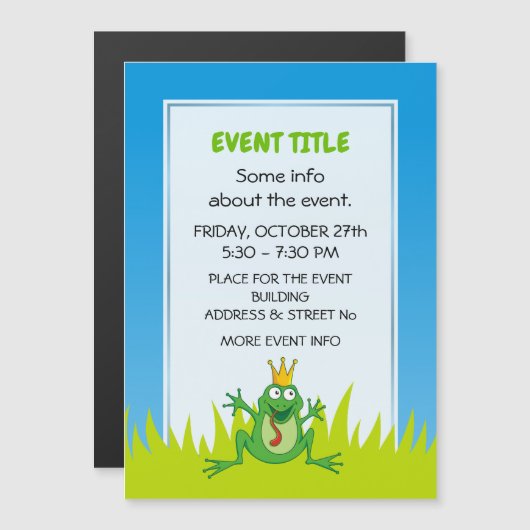 Prince Frog (Voorkant / Achterkant)